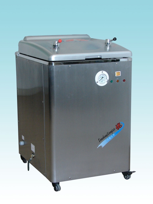 上海三申不銹鋼立式電熱蒸汽滅菌器YM50B（YX-400B）