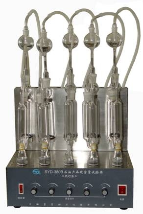 上海昌吉石油產(chǎn)品硫含量試驗(yàn)器（燃燈法）SYD-380B