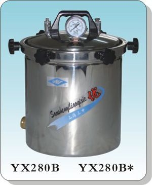 上海三申手提式滅菌器YX280/15（定時(shí)數(shù)控）