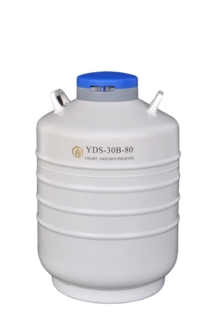 成都金鳳運(yùn)輸型液氮生物容器YDS-30B-80