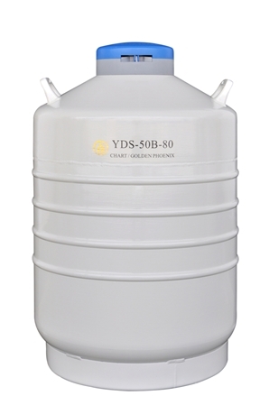 成都金鳳運(yùn)輸型液氮生物容器YDS-50B-80