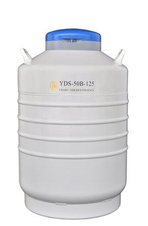 成都金鳳運(yùn)輸型液氮生物容器YDS-50B-125