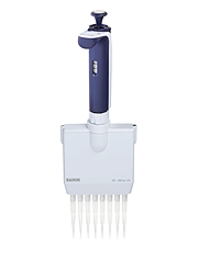 梅特勒磁輔手動(dòng)8道/12道可調(diào)移液器（圓柱型套柄）L8-300XLS