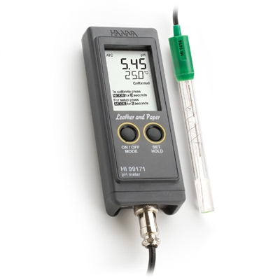 意大利哈納防水型便攜式pH /°C測(cè)定儀HI99171